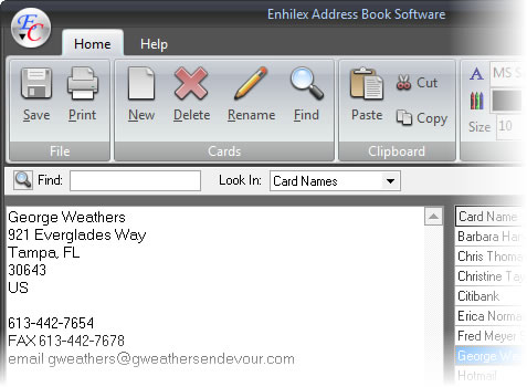 free online address book software